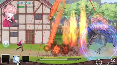 'Busty babe Vivi and her magical adventure on the enchanted island - Vivi gets ravaged by a mythical gargoyle.'