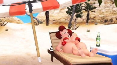 "Peg's Beach Encounter: Counter-Clockwise"