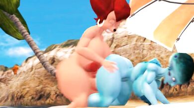 "Peg's Beach Encounter: Counter-Clockwise"