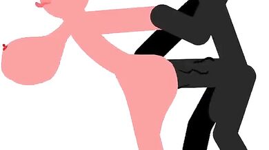 'Curvy bodies intertwined in heated passion'