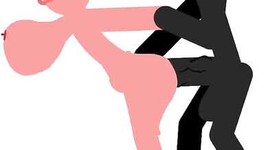 'Curvy bodies intertwined in heated passion'
