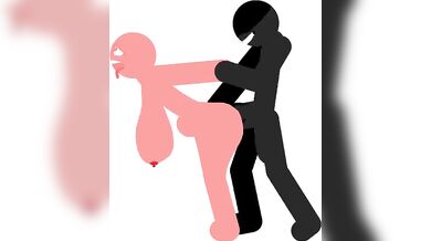 'Curvy bodies intertwined in heated passion'