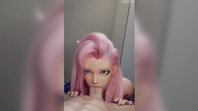 Seraphine, she PukeSorry - GeckoCave Hentai