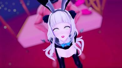 'Hentai TV Series Episode Murasaki Shion (Inverted Bunnysuit) [Reverse Cowgirl]'