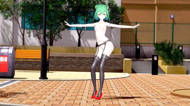 'The Incredible Sexy Cobby, A Miniskirt Stripper, And Her Sensual Adventure With The Hot Uruha Rushia (4K)'.