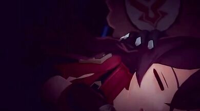 "The Hentai Master of the Orient: Genshin Impact - Amber's Hilichurls Slave"