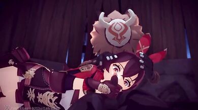 "The Hentai Master of the Orient: Genshin Impact - Amber's Hilichurls Slave"