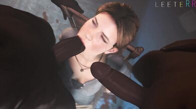 'Blacked Lara Croft Capture and Gangbang'