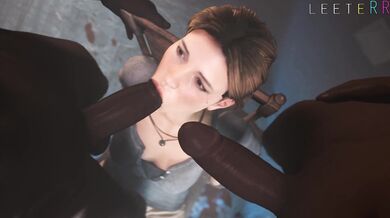 'Blacked Lara Croft Capture and Gangbang'