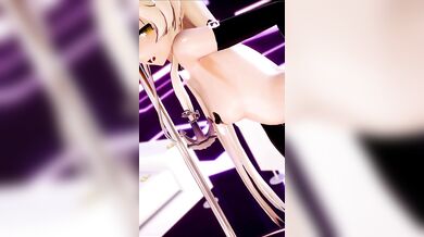 'Wild Waves of Passion: Deepening the Kiss with Shimakaze, The Hentai Masked Maiden (Japanese Ver.) [MMD R15] EneMekakushi'