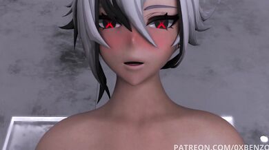 "Sexy Mistress with a Sword Tames Two Hot Guys and Forces Them to Make Love!"