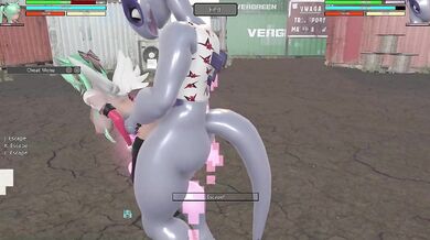 "Unleashing her Inner Beast, Mina's Heroic Rumble with the Monstrous Dildo"