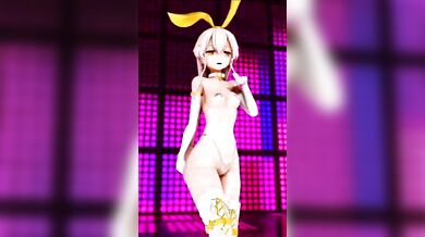 "Aboard the Shimakaze, Yubin seduces the sailor in this MMD R15 EneMekakushi hentai video."