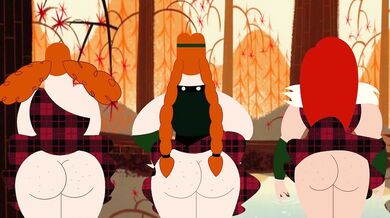 'A Sunny Day For The Scottish Hussies'