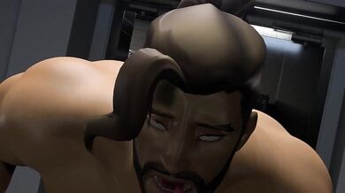 'The Widow Mei Cuts Hanzo's Nuts with her Assassin's Blade [Wet and Messy]'