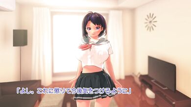 "The Busty JK Living on the Same Floor Accidentally Came into My House, So I Took Advantage of Her."