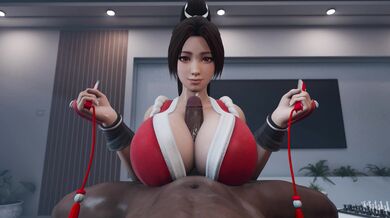 "Mai takes full advantage of her best assets. (Black) [4k] [Laosduude]"