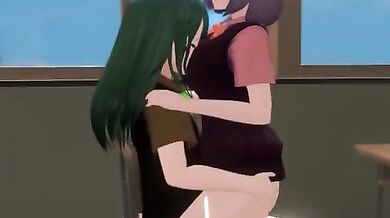 'Yuri in the Classroom - Saddle Style!'