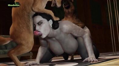 "The Lady Dimitrescu and her Furry Fiends"