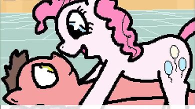 The story of a young filly, banned from Equestria Daily for her unorthodox views on the news. One fateful night, she receives a message from Pinkie Pie, inviting her to a private scene in her dungeon.