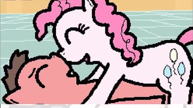 The story of a young filly, banned from Equestria Daily for her unorthodox views on the news. One fateful night, she receives a message from Pinkie Pie, inviting her to a private scene in her dungeon.