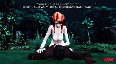 "Daphne gets fucked by her dog in the middle of the jungle!"