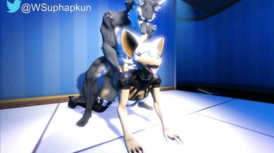 Sexy Virtual Reality Hentai - Rouge in SFM with Flexible Toys