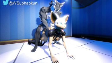 Sexy Virtual Reality Hentai - Rouge in SFM with Flexible Toys