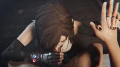 Tifa Lockharts Gothic Black Lipstick Facial with Bulging Senpais