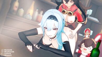 WATCH as these two horny girls engage in an unforgettable FUTA FEMALE threesome!