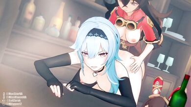 WATCH as these two horny girls engage in an unforgettable FUTA FEMALE threesome!