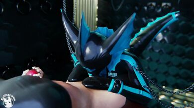 Evilbanana, a masked mastermind, chains up his helpless victim and proceeds to unleash her deepest desires