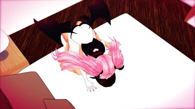 Watch as this sexy succubus arousingly develops you anally with her pink punk pro!