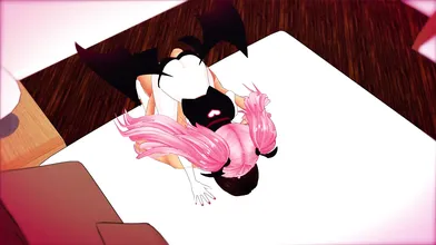 Watch as this sexy succubus arousingly develops you anally with her pink punk pro!