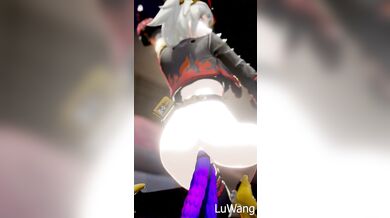 Watch as Burnice trains her hip muscles without a skirt on in this 60 frames per second video