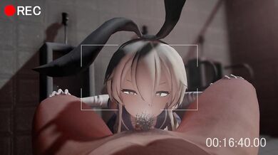Ahoe Bitch Shimakaze Blowjob - Aobee