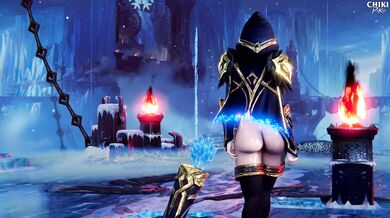 Its time for some pole dancing fun! Watch as Ashe takes on the pole with all her might, sliding up and down like a pro in this full-length animation