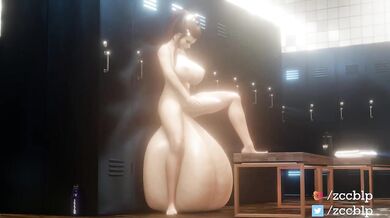 Watch as Brigittes bouncing balls grow bigger and harder, causing her to explode with pleasure!