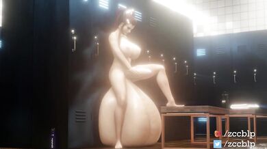 Watch as Brigittes bouncing balls grow bigger and harder, causing her to explode with pleasure!