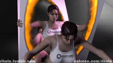 Watch as Rikolo enters a mysterious portal and emerges in another world where he is immediately ass fucked by a horny alien being!