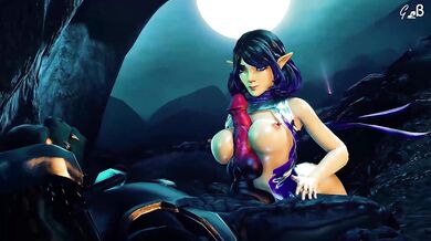 Amazing Tits Skye Gets Butt Fucked by General Butch