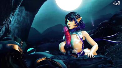 Amazing Tits Skye Gets Butt Fucked by General Butch