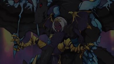 The Mighty Nael, Riding the Beast Bahamut as He Unleashes His Monstrous Cumshot on a Voluptuous Maiden!