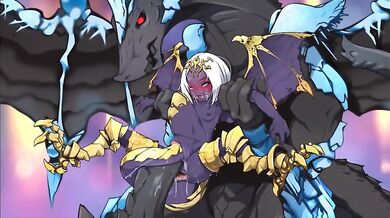 The Mighty Nael, Riding the Beast Bahamut as He Unleashes His Monstrous Cumshot on a Voluptuous Maiden!