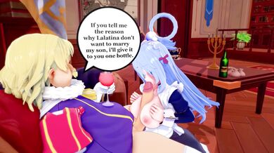 The Goddess is bribed with ¥8,005 in Japanese yen by her admirers who want to see her naked body