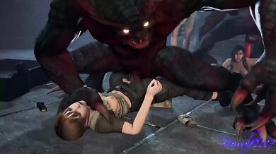 BEOWULFs Monster Sex with Rebecca Chambers - The Unleashed Desire