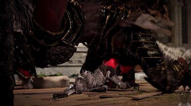 Male elf Maliketh and female demoness Blaidd come together for a steamy session of passion in The Elder Ring