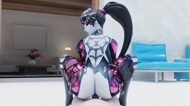 The Reverse Cowgirl Ride of Death: A Widowmaker Hentai