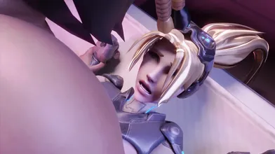 Widowmaker, Pharah, and Nylon
