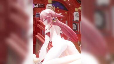 Watch me getting cleansed by a beautiful Yae Miko priestess in the shrine!